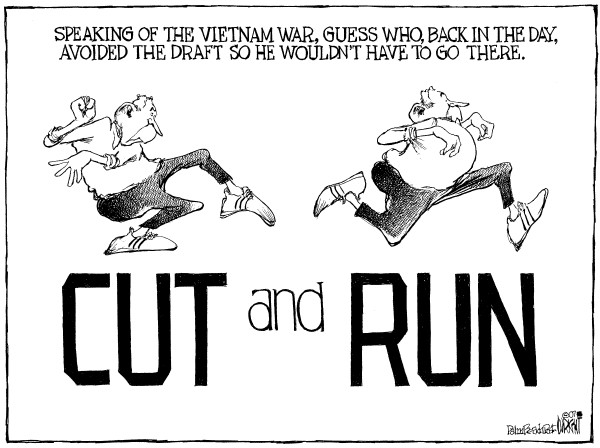 Editorial Cartoon by Don Wright, Palm Beach Post on Bush Reorganizes White House