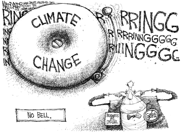 Editorial Cartoon by Matt Davies, Journal News on Global Warming Continuing