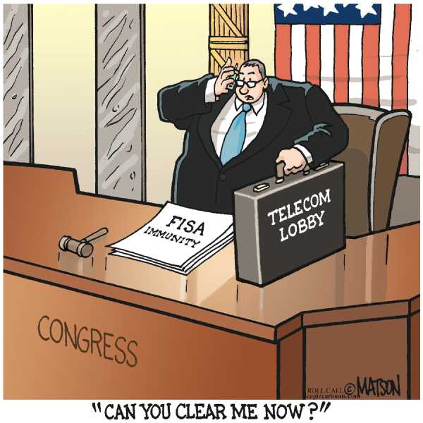 Editorial Cartoon by RJ Matson, Cagle Cartoons on Domestic Spying Accelerated