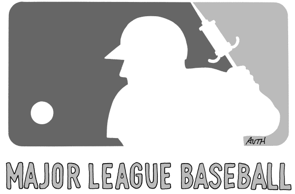 Editorial Cartoon by Tony Auth, Philadelphia Inquirer on New Report Accuses Baseball Stars