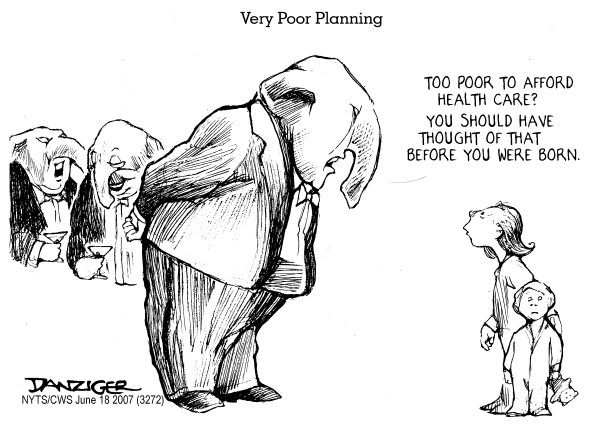 Editorial Cartoon by Jeff Danziger, CWS/CartoonArts Intl. on Economy Stays on Course