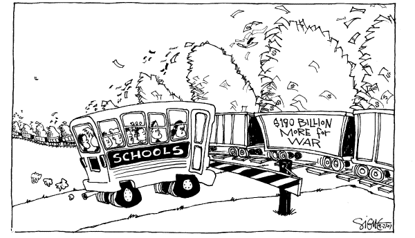 Editorial Cartoon by Signe Wilkinson, Philadelphia Daily News on Stock Market Bounces Back