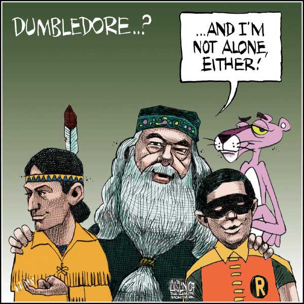 Editorial Cartoon by Aislin (Terry Mosher), The Montreal Gazette, Canada on In Other News