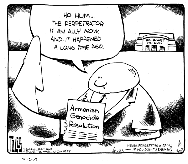Editorial Cartoon by Tom Toles, Washington Post on US Condemns Turkey