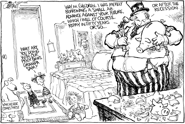 The Comic News Editorial Cartoon By Pat Oliphant Universal Press 