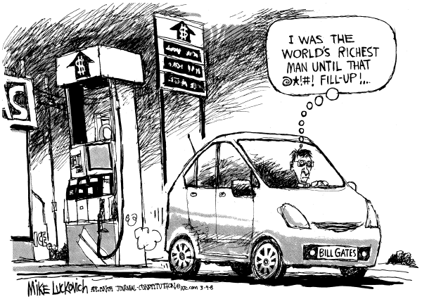 Editorial Cartoon by Mike Luckovich, Atlanta Journal-Constitution on In Other News