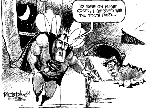 Editorial Cartoon by Mike Luckovich, Atlanta Journal-Constitution on In Other News