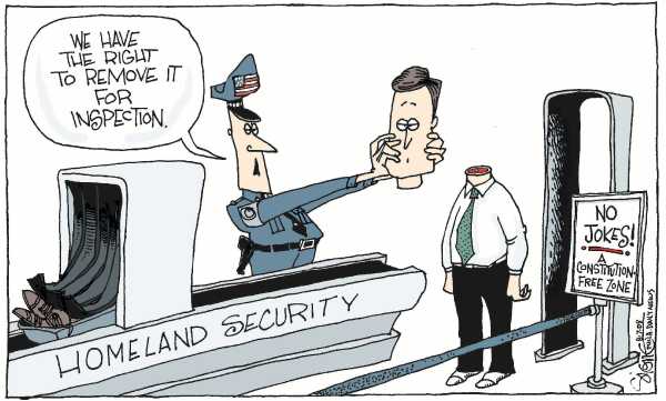 Editorial Cartoon by Signe Wilkinson, Philadelphia Daily News on In Other News
