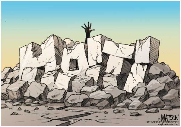 Political/editorial cartoon