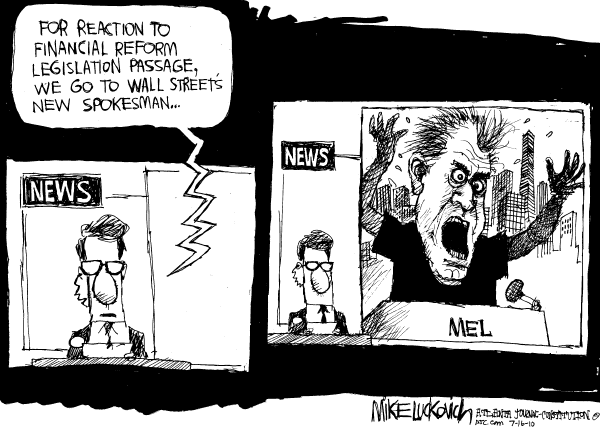 Political/Editorial Cartoon by Mike Luckovich, Atlanta Journal-Constitution on In Other News