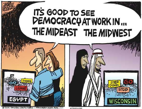 Political/editorial cartoon