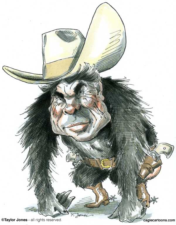Political/Editorial Cartoon by Taylor Jones, Tribune Media Services on Perry Climbs in Polls