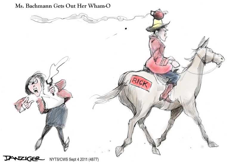 Political/Editorial Cartoon by Jeff Danziger, CWS/CartoonArts Intl. on GOP Embraces Perry