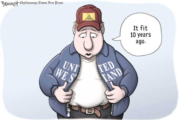 Political/Editorial Cartoon by Clay Bennett, Chattanooga Times Free Press on America Remembers