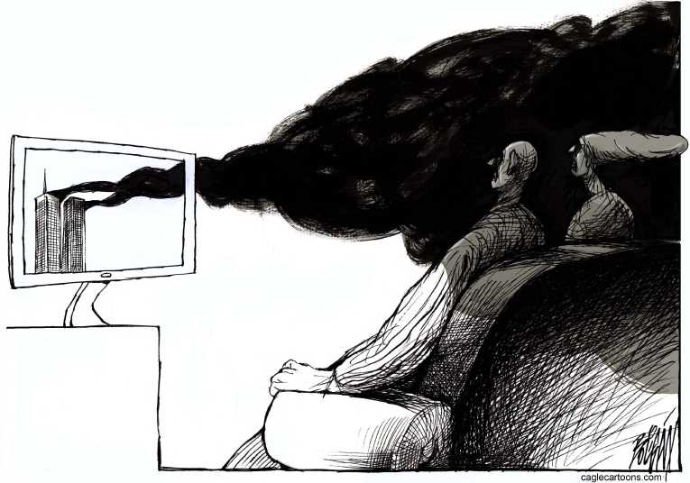 Political/Editorial Cartoon by Angel Boligan, El Universal, Mexico City, Mexico on America Remembers