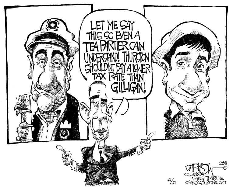 Political/Editorial Cartoon by John Darkow, Columbia Daily Tribune, Missouri on Class Warfare Declared