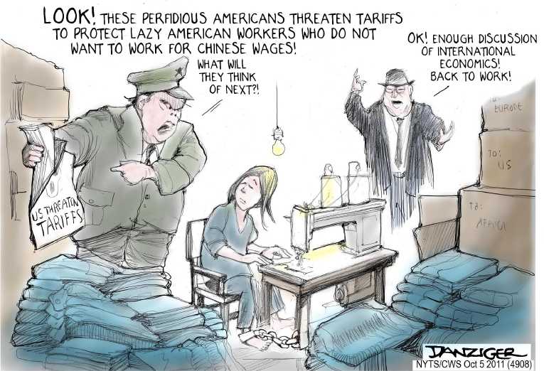 Political/Editorial Cartoon by Jeff Danziger, CWS/CartoonArts Intl. on Banks Fire Back
