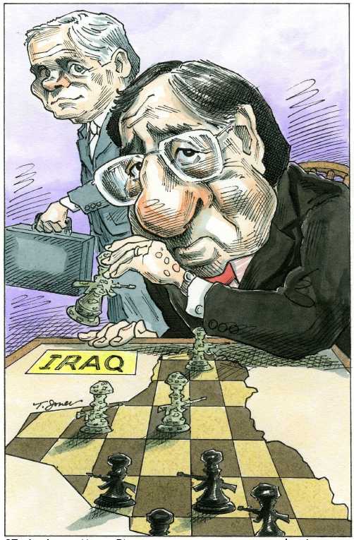 Political/Editorial Cartoon by Taylor Jones, Tribune Media Services on US Ends War in Iraq
