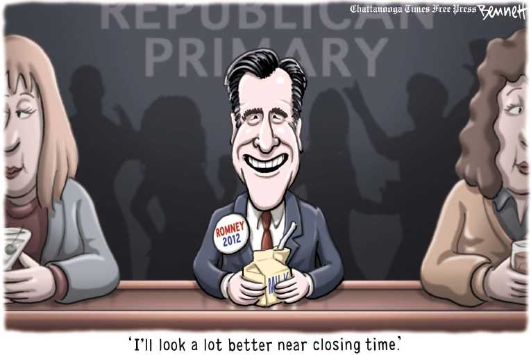 Political/Editorial Cartoon by Clay Bennett, Chattanooga Times Free Press on Cain Accused Again