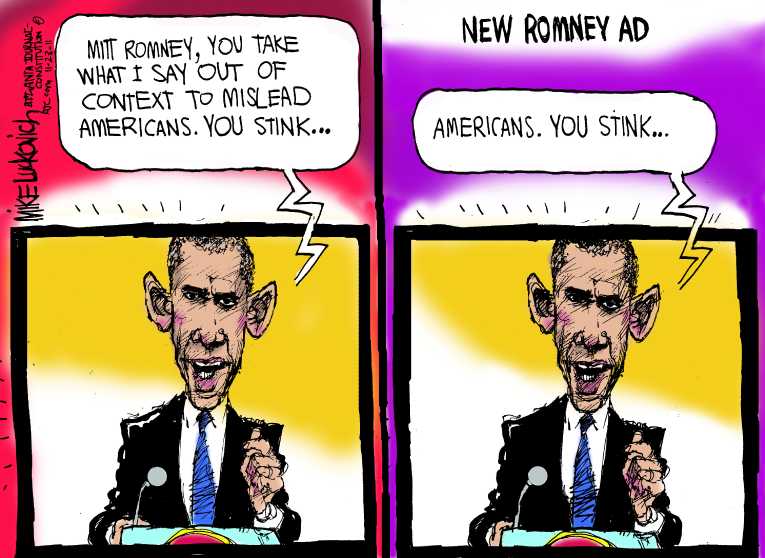 Political/Editorial Cartoon by Mike Luckovich, Atlanta Journal-Constitution on Newt Becomes Co-Front Runner