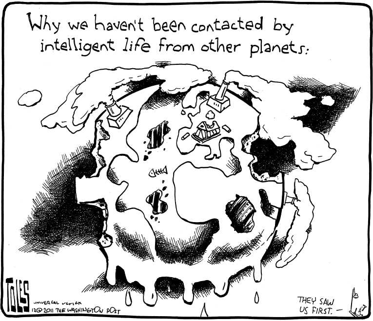 Political/Editorial Cartoon by Tom Toles, Washington Post on GOP Insists Upon Pipeline