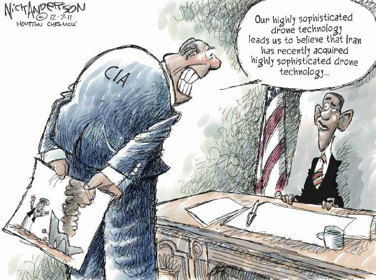 Political/Editorial Cartoon by Nick Anderson, Houston Chronicle on Recession Hurting Everyone
