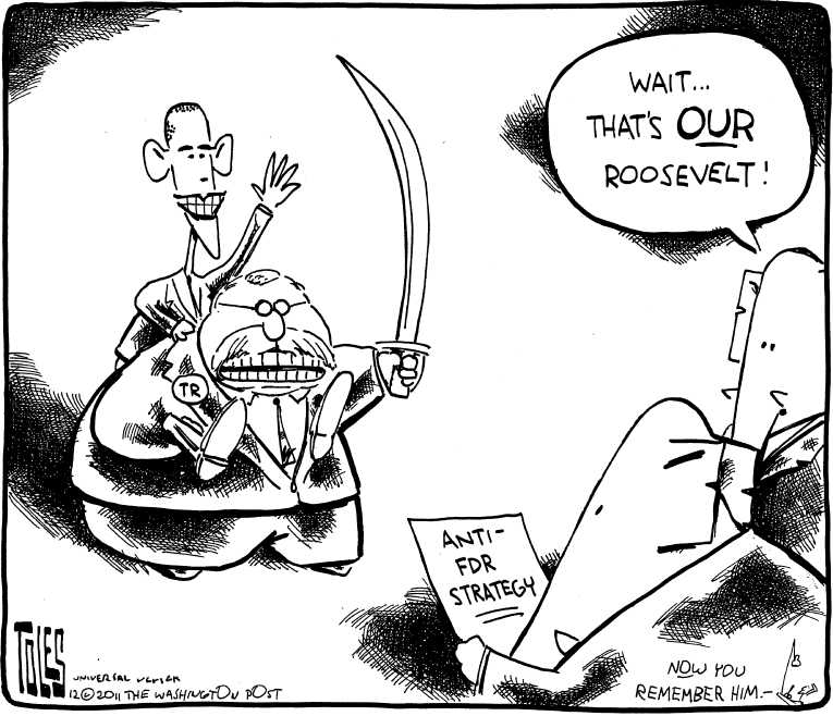 Political/Editorial Cartoon by Tom Toles, Washington Post on Economy Stagnates