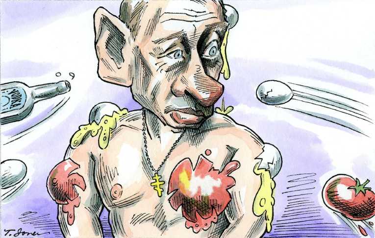Political/Editorial Cartoon by Taylor Jones, Tribune Media Services on Putin Sees New Challenge