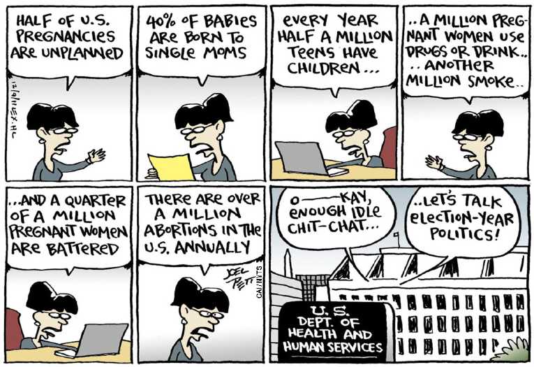 Political/Editorial Cartoon by Joel Pett, Lexington Herald-Leader, CWS/CartoonArts Intl. on Plan B Altered