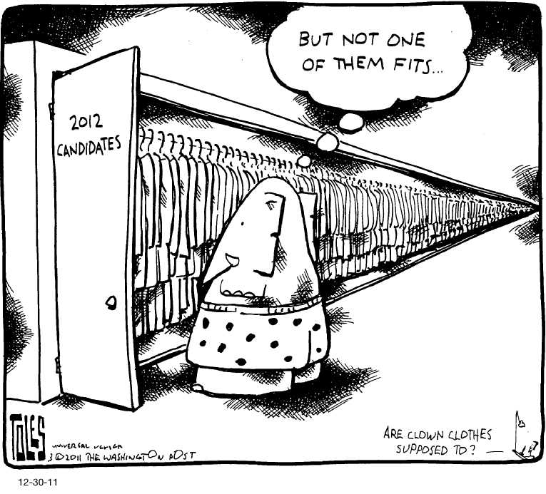 Political/Editorial Cartoon by Tom Toles, Washington Post on GOP Race Remains Volatile