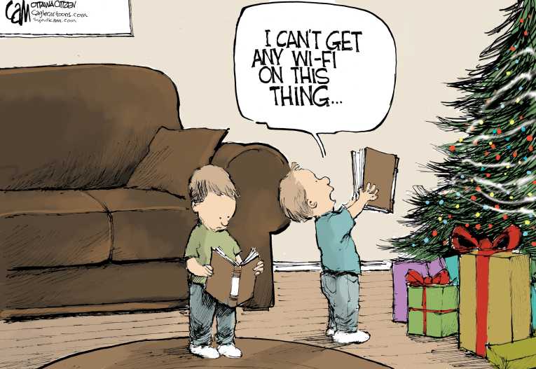 Political/Editorial Cartoon by Cam Cardow, Ottowa Citizen on Christmas Comes and Goes