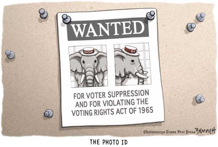 Political/Editorial Cartoon by Clay Bennett, Chattanooga Times Free Press on GOP Reaches Out to Poor