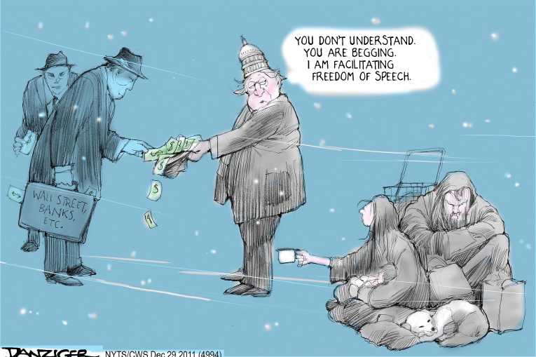 Political/Editorial Cartoon by Jeff Danziger, CWS/CartoonArts Intl. on GOP Reaches Out to Poor
