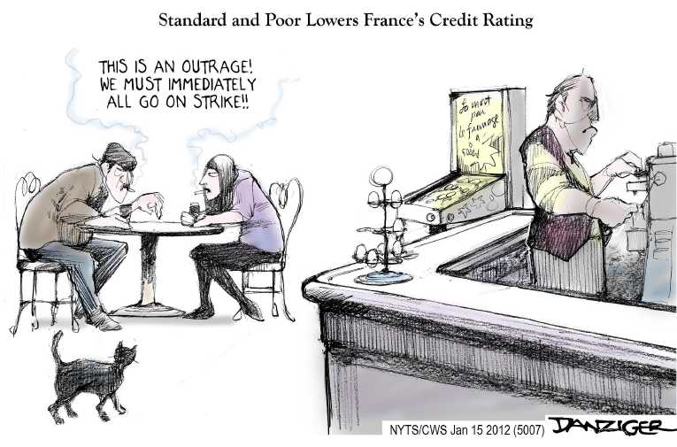 Political/Editorial Cartoon by Jeff Danziger, CWS/CartoonArts Intl. on Euro Remains in Crisis