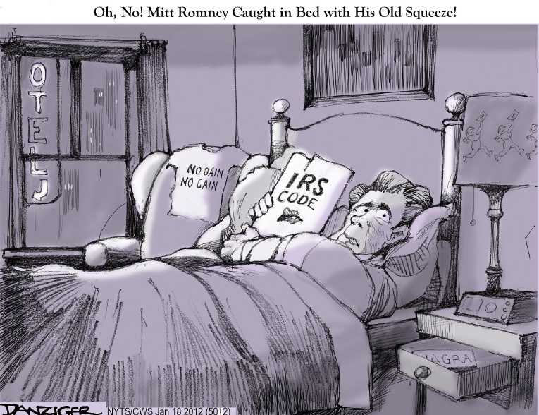 Political/Editorial Cartoon by Jeff Danziger, CWS/CartoonArts Intl. on Romney Races to Big Lead