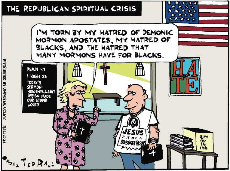 Political/Editorial Cartoon by Ted Rall on Gingrich Wins South Carolina
