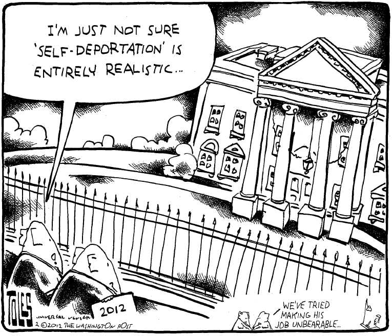 Political/Editorial Cartoon by Tom Toles, Washington Post on Republicans Gaining Momentum