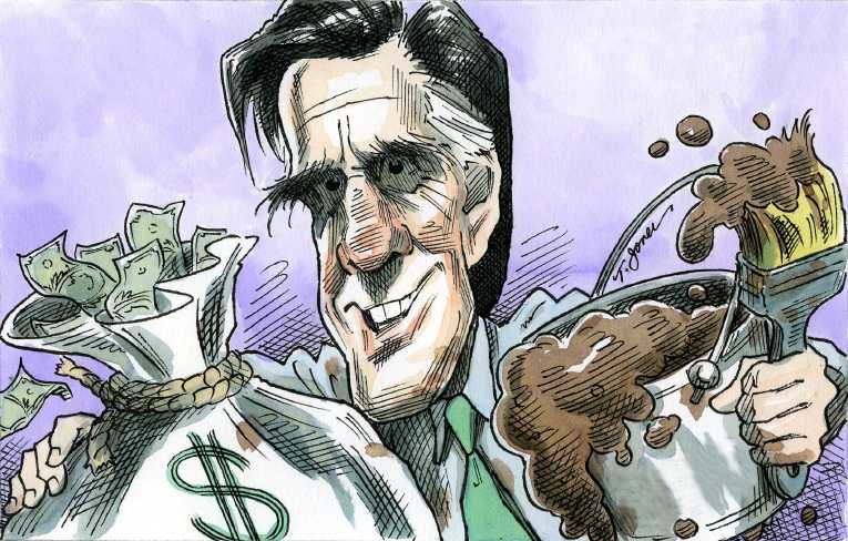 Political/Editorial Cartoon by Taylor Jones, Tribune Media Services on Romney Hits His Stride