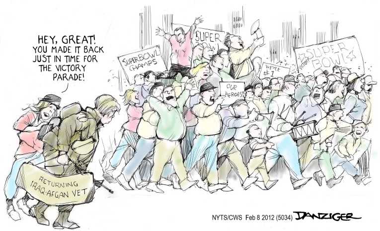Political/Editorial Cartoon by Jeff Danziger, CWS/CartoonArts Intl. on US Gets Safer