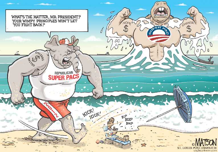 Political/Editorial Cartoon by RJ Matson, Cagle Cartoons on Obama’s Aproval Rating Climbing