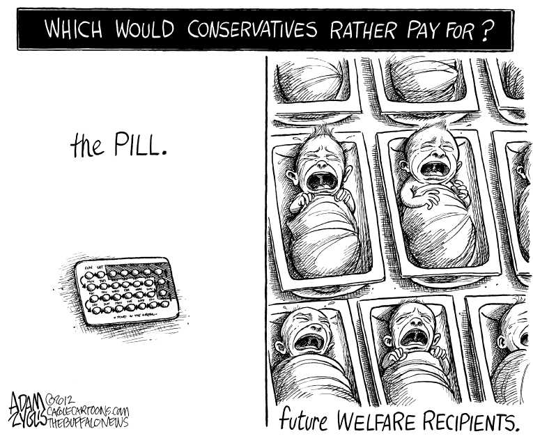 Political/Editorial Cartoon by Adam Zyglis, The Buffalo News on Reproductive Rights Battle Escalates