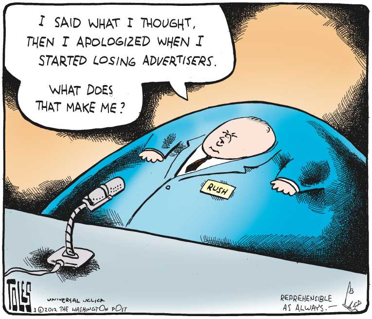 Political/Editorial Cartoon by Tom Toles, Washington Post on Party Leader Going For Broke