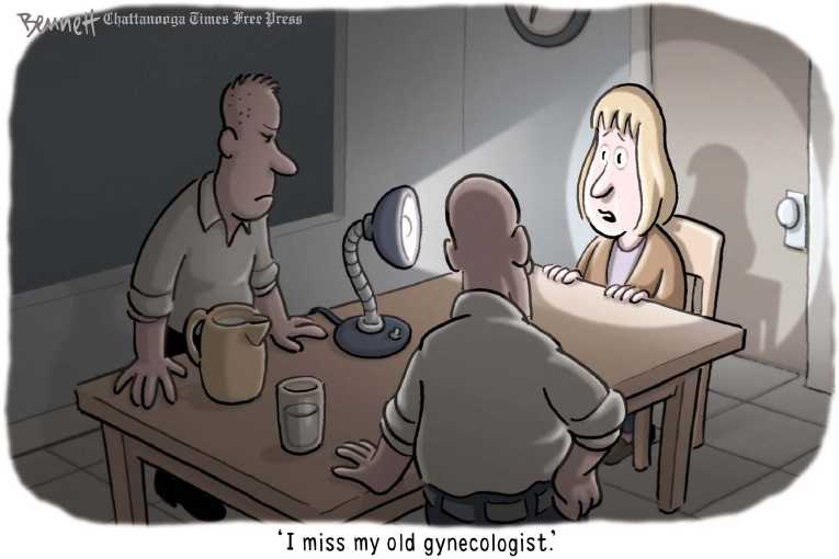 Political/Editorial Cartoon by Clay Bennett, Chattanooga Times Free Press on Contraception Laws Tighten