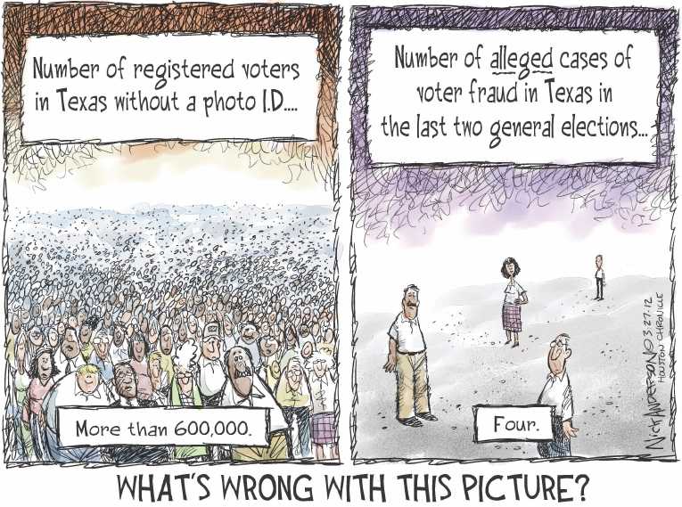 Political/Editorial Cartoon by Nick Anderson, Houston Chronicle on Republicans Mapping Out Course