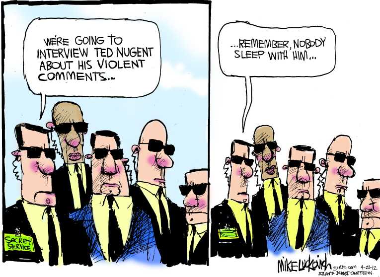 Political/Editorial Cartoon by Mike Luckovich, Atlanta Journal-Constitution on Several Agents Dismissed