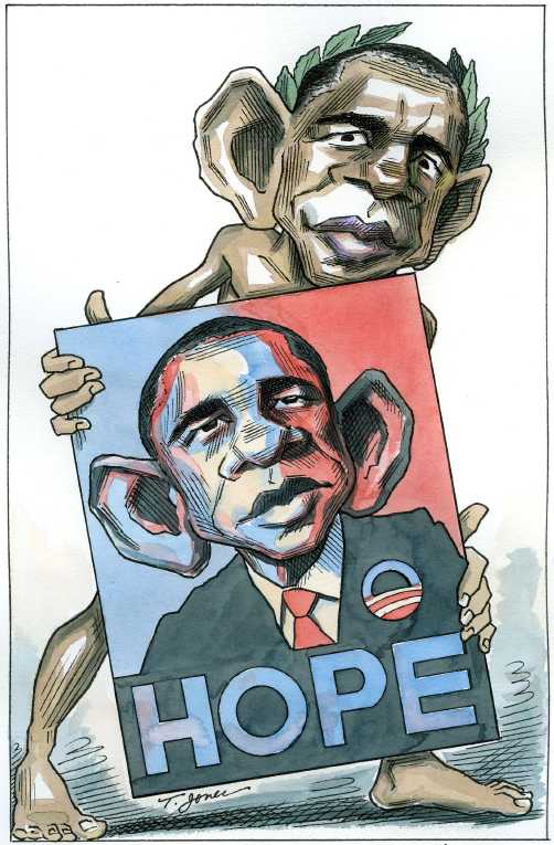 Political/Editorial Cartoon by Taylor Jones, Tribune Media Services on Obama Launches Re-election Campaign