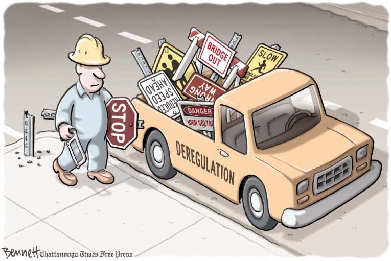 Political/Editorial Cartoon by Clay Bennett, Chattanooga Times Free Press on GOP Seeking Economic Fix