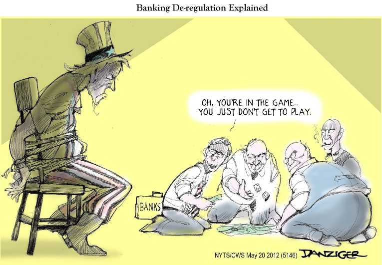 Political/Editorial Cartoon by Jeff Danziger, CWS/CartoonArts Intl. on GOP Seeking Economic Fix