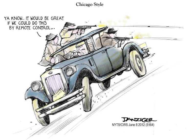 Political/Editorial Cartoon by Jeff Danziger, CWS/CartoonArts Intl. on Obama Defends Kill List