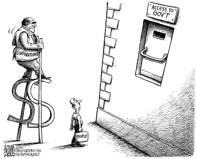 Political/Editorial Cartoon by Adam Zyglis, The Buffalo News on Republican Economic Plan Working